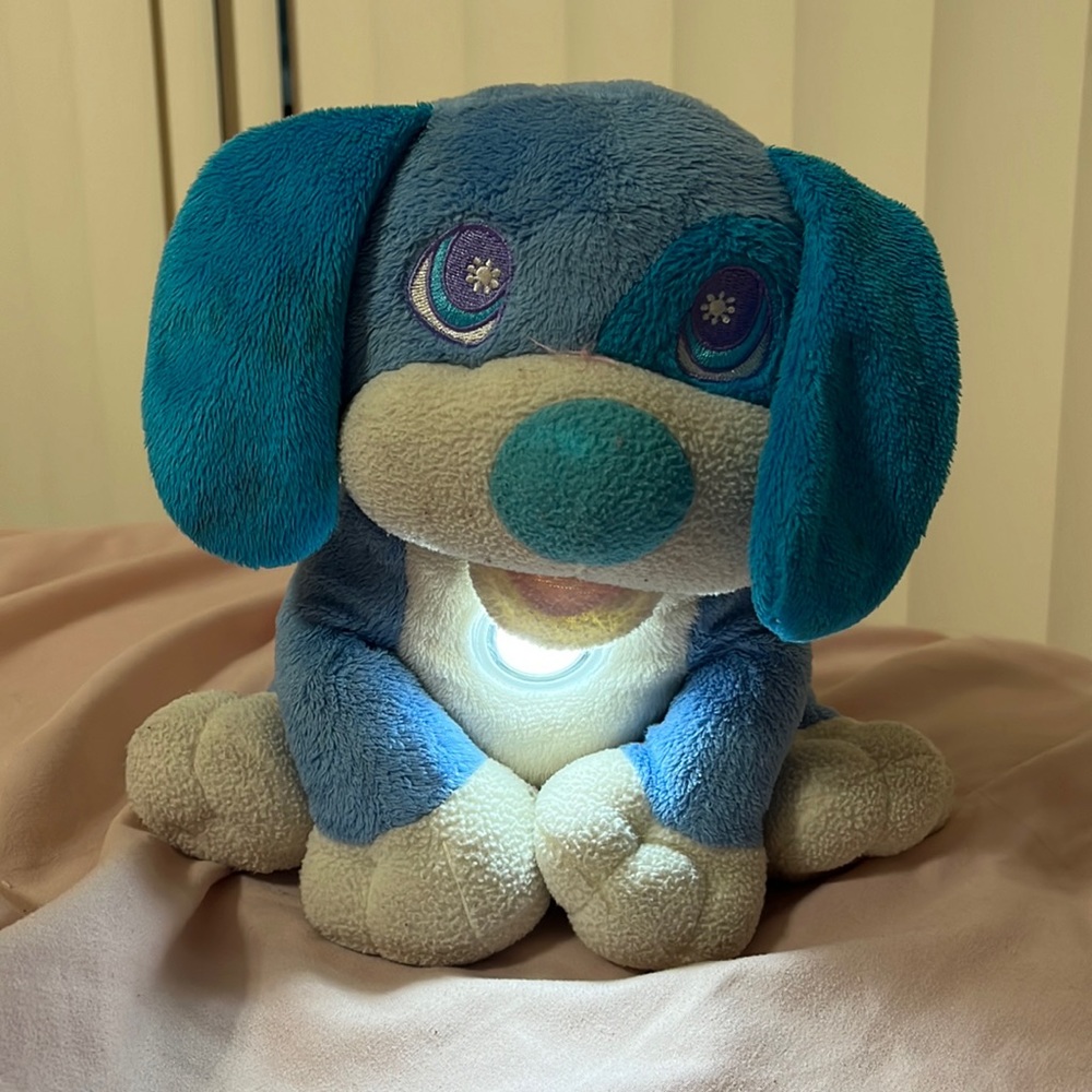 flashlight friend -puppy stuffy